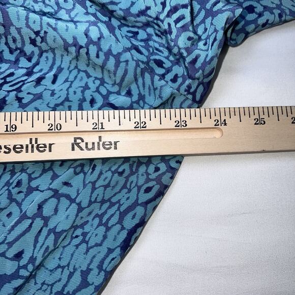 Rails Dress Size XL Blue Jasmine Jewel Cheetah Print Tiered Smocked Waist NWT - Picture 9 of 16